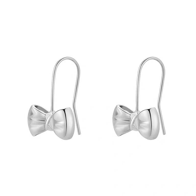 Bow Alloy Drop Earring mySite