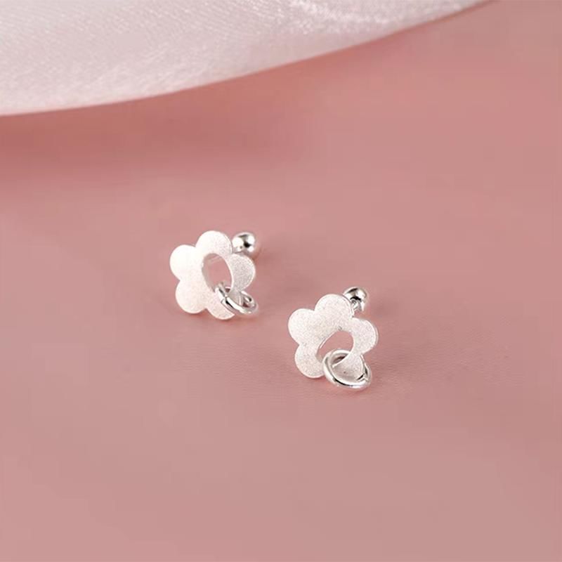 Flower S925 Sterling Silver Stud Earring mySite