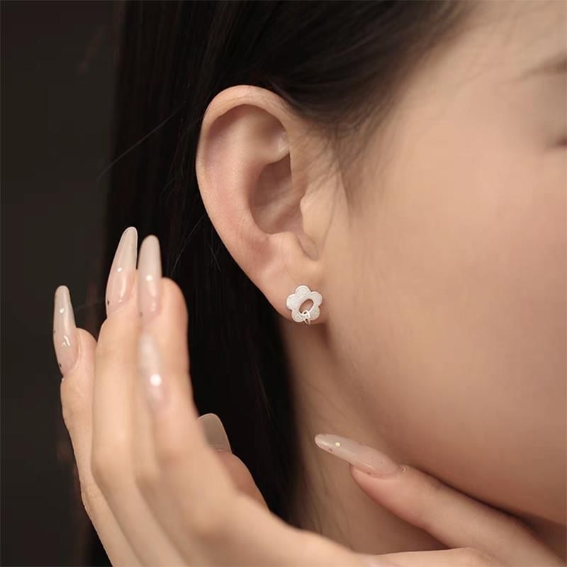 Flower S925 Sterling Silver Stud Earring mySite