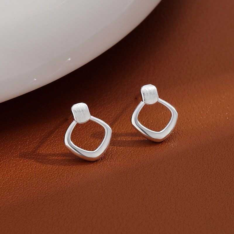 Geometric Alloy Drop Earring mySite