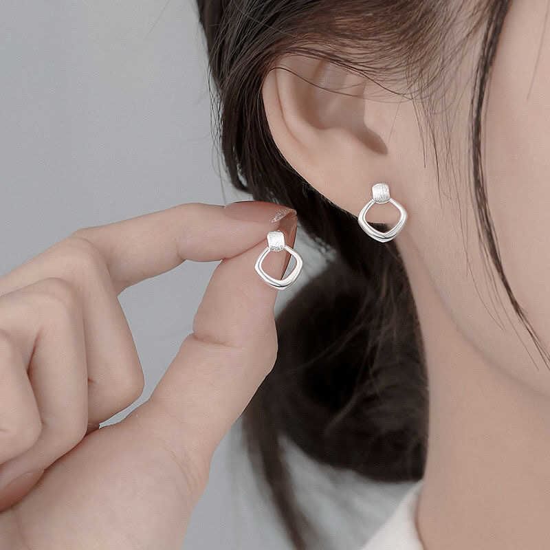 Geometric Alloy Drop Earring mySite