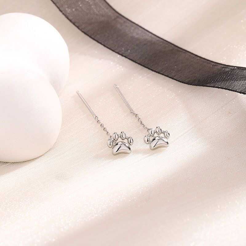 Cat Paw Alloy Threader Earring mySite