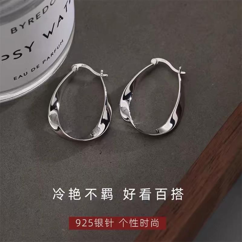 Twisted Alloy Hoop Earring mySite