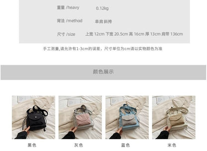 Canvas Two Tone Bucket Bag mySite