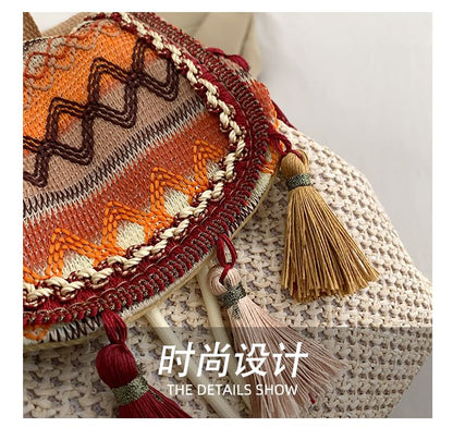 Tasseled Crochet Backpack mySite