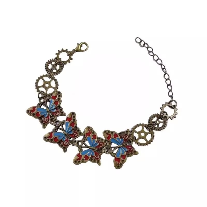 Butterfly Alloy Bracelet / Choker SpreePicky