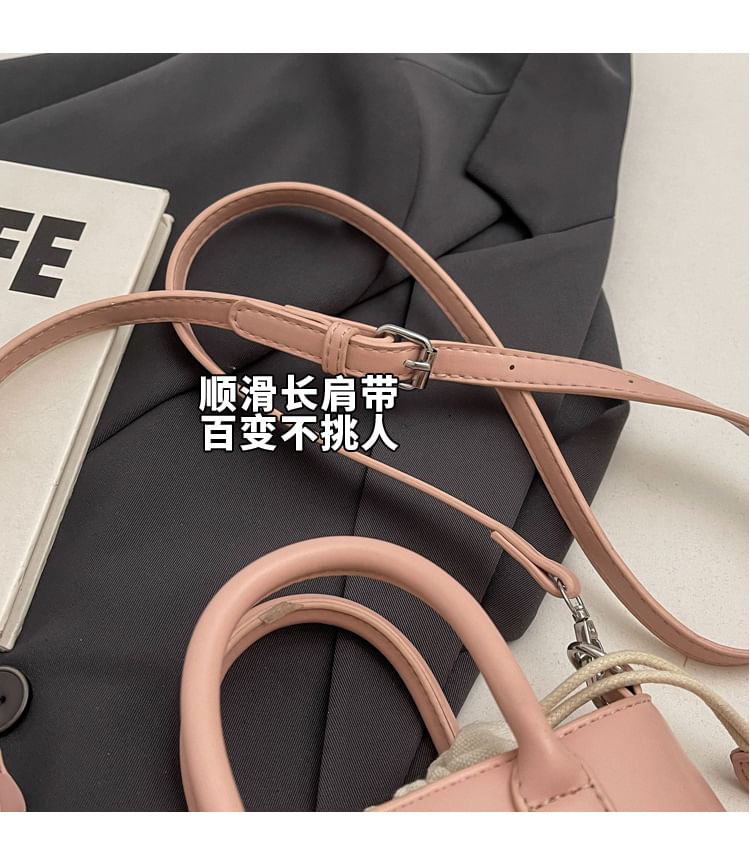 Drawstring Top Handle Crossbody Bag SpreePicky