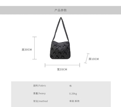 Bow Quilted Tote Bag SpreePicky