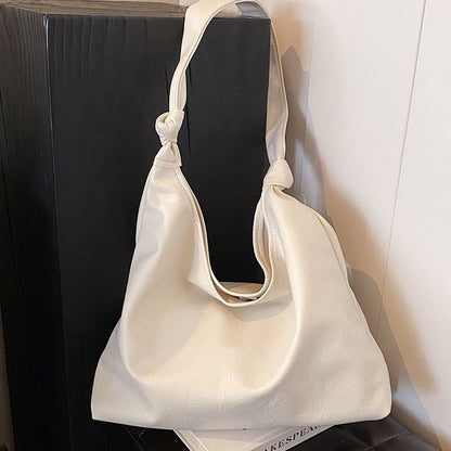 Knotted Faux Leather Tote Bag SpreePicky