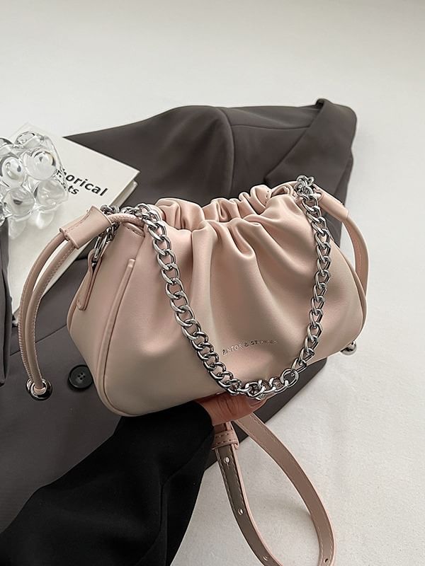 Drawstring Chain Crossbody Bag SpreePicky