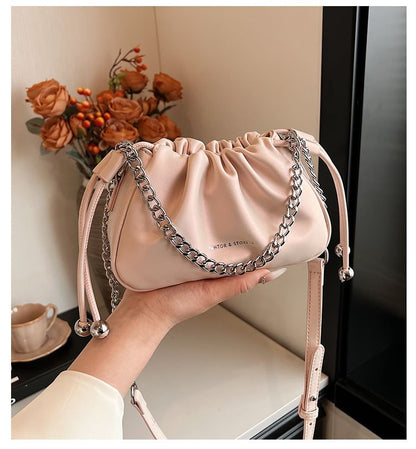 Drawstring Chain Crossbody Bag SpreePicky