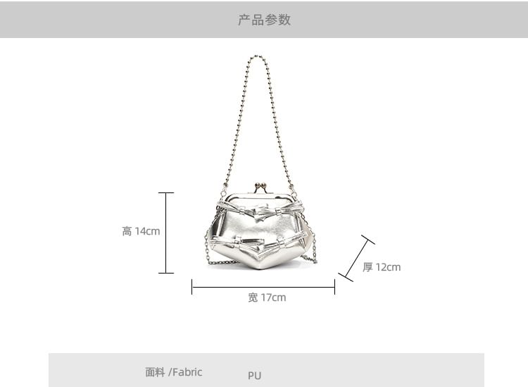 Bow Kiss Lock Crossbody Bag SpreePicky