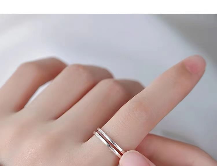 Sterling Silver Layered Open Ring SpreePicky