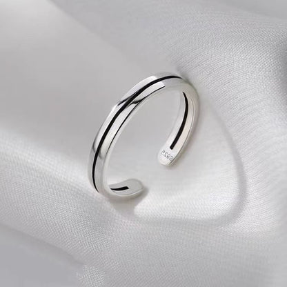 Sterling Silver Layered Open Ring SpreePicky