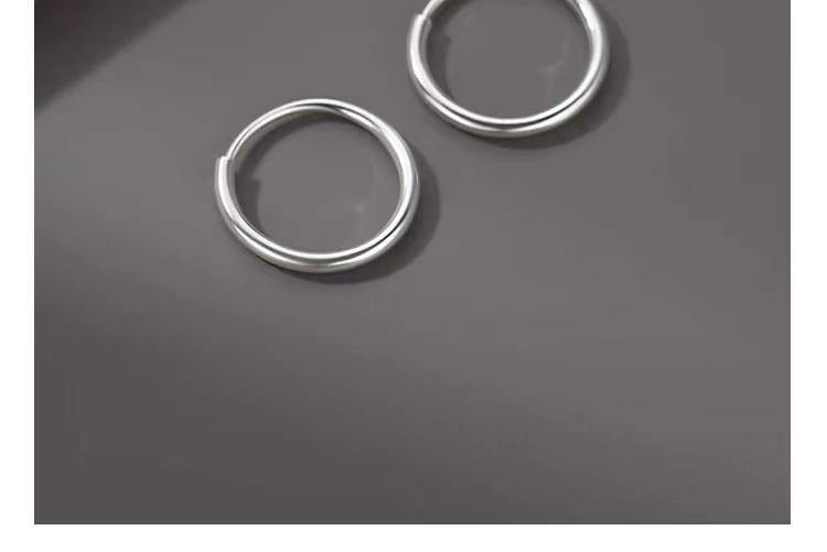 Twist Sterling Silver Huggie Earring SpreePicky