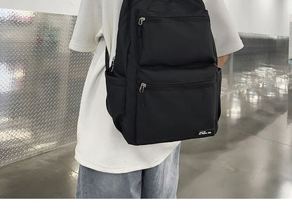 Applique Multi-Pocket Backpack mySite