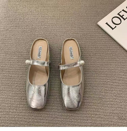 Faux Pearl Mules mySite