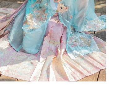 Flower Embroidered Hanfu Set SpreePicky