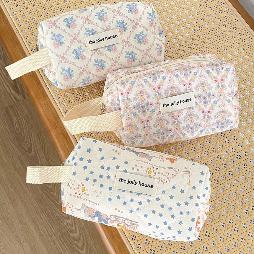 Print Fabric Makeup Bag / Pouch / Toiletry Bag (Various Designs) SpreePicky