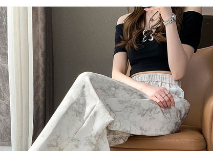 High Waist Print Wide Leg Pants (Various Designs) mySite