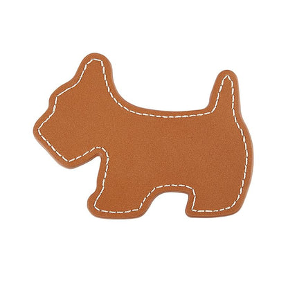 Dog Faux Leather Hair Clip (Various Designs) SpreePicky