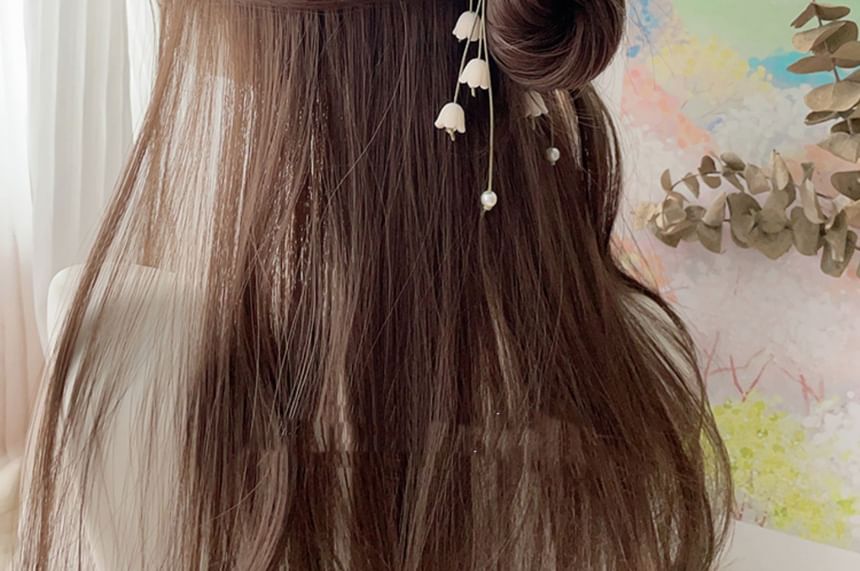 Floral Ribbon Hair Claw Clip SpreePicky