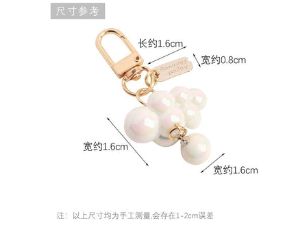 Cloud Faux Pearl Bag Charm Keyring Phone (Various Designs) SpreePicky