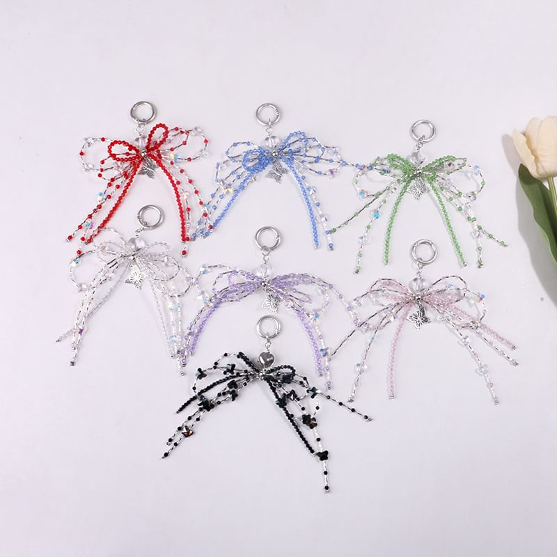 Bow Resin Bag Charm Keyring Phone SpreePicky