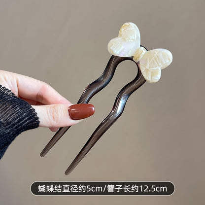 Bow Acetate Hair Stick SpreePicky