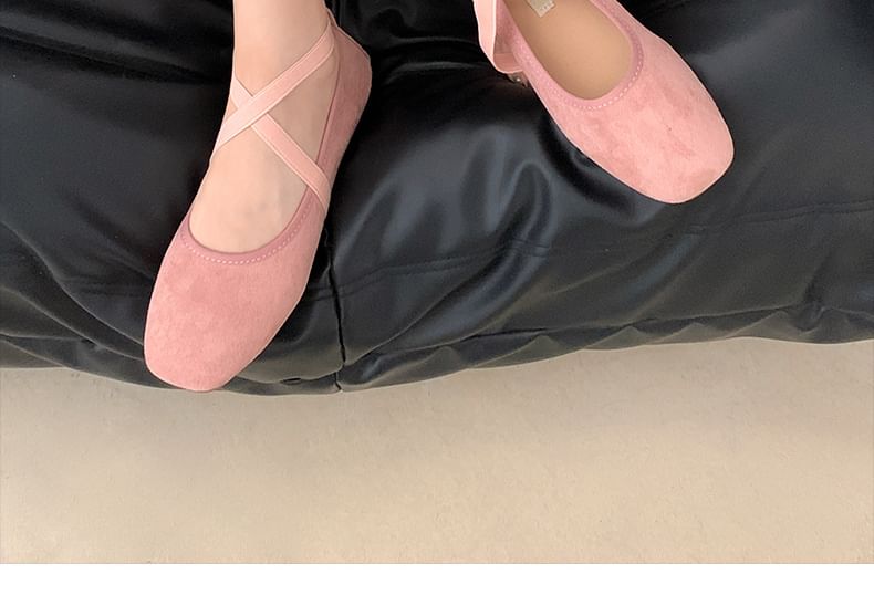 Faux-Suede Ballet Flats in 5 Colors SpreePicky