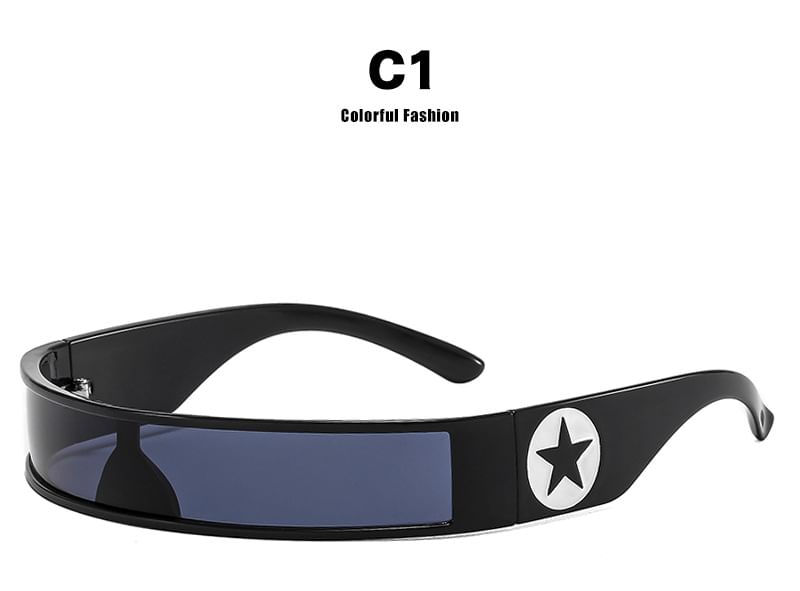 Y3K Futuristic Star Sunglasses SpreePicky