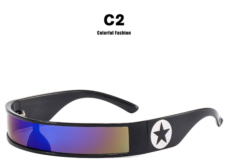 Y3K Futuristic Star Sunglasses SpreePicky