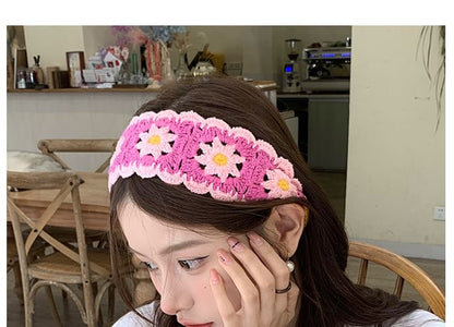 Floral Crochet Headband SpreePicky