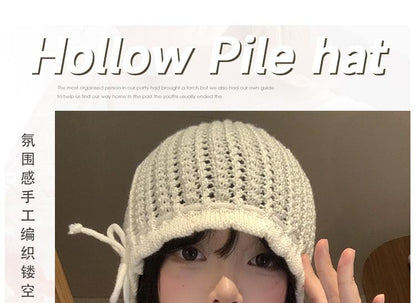 Knit Bonnet Hat SpreePicky