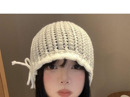 Knit Bonnet Hat SpreePicky