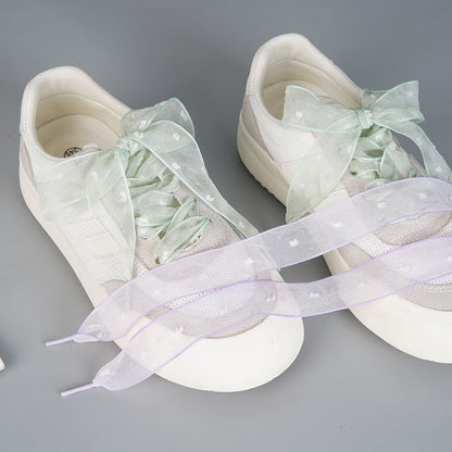 Chiffon  Bow Ribbon Shoelaces mySite