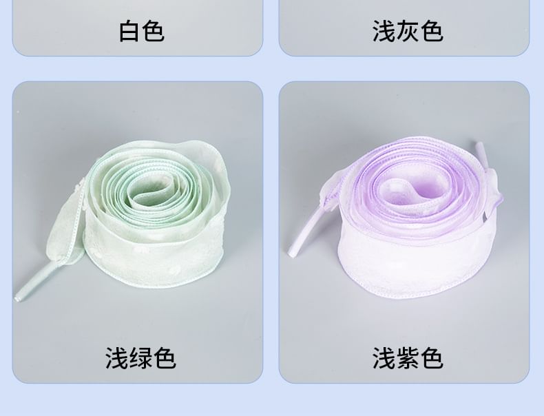 Chiffon  Bow Ribbon Shoelaces mySite