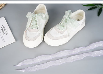 Chiffon  Bow Ribbon Shoelaces mySite