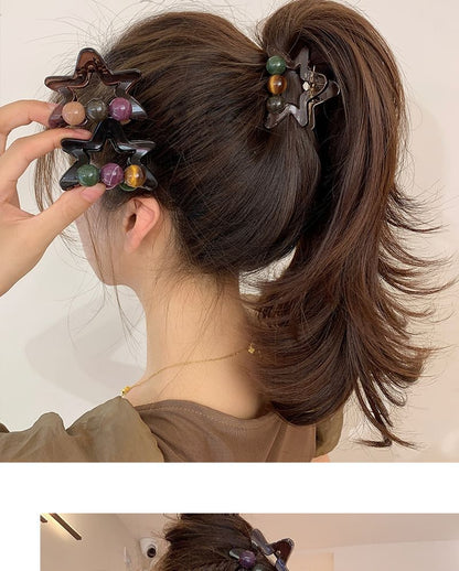 Star Resin Hair Claw Clip SpreePicky