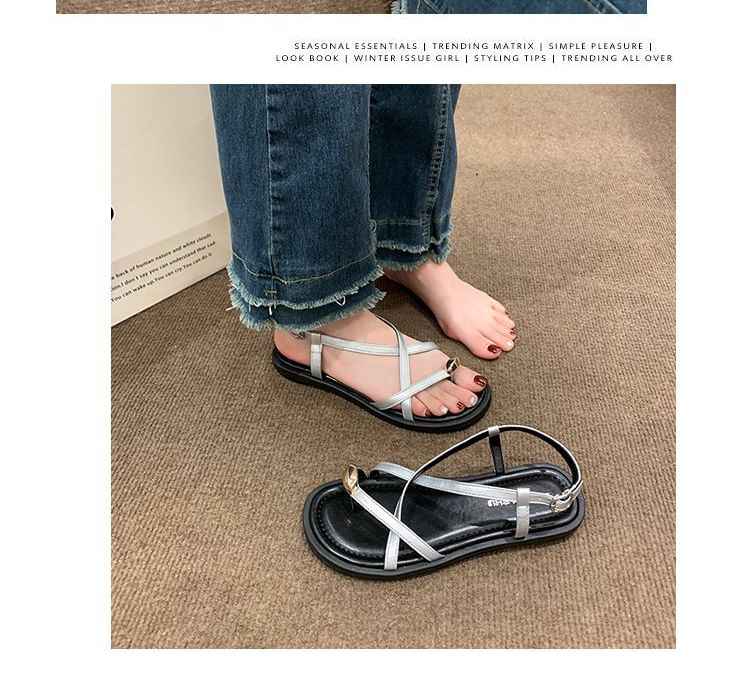 Cross-Strap Roman Sandals SpreePicky