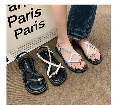 Cross-Strap Roman Sandals SpreePicky