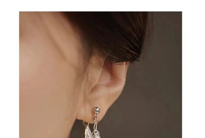 Leaf S925 Sterling Silver Drop Earring SpreePicky