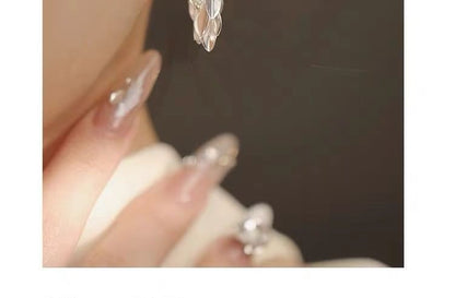 Leaf S925 Sterling Silver Drop Earring SpreePicky