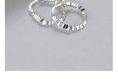 S925 Sterling Silver Hoop Earring SpreePicky