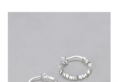 S925 Sterling Silver Hoop Earring SpreePicky