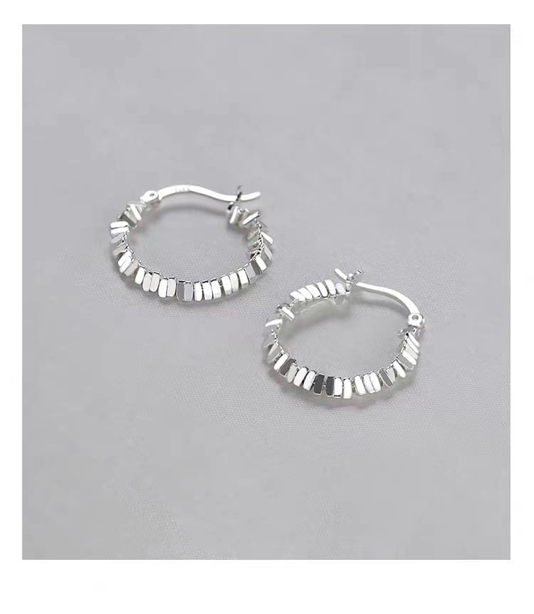 S925 Sterling Silver Hoop Earring SpreePicky