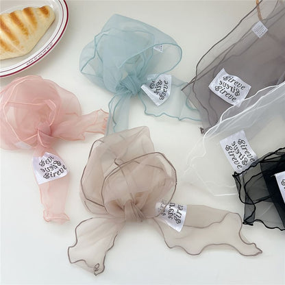 Lettering Mesh Headscarf SpreePicky