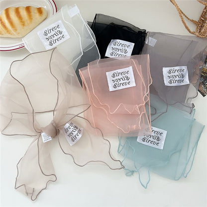 Lettering Mesh Headscarf SpreePicky