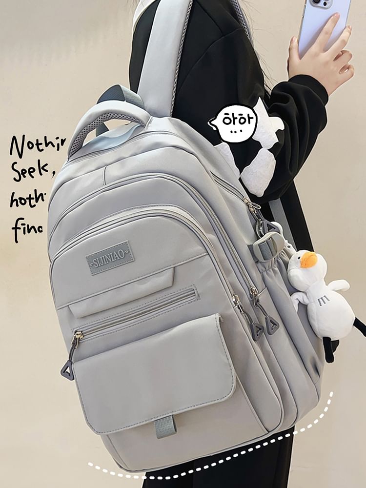 Logo Nylon Backpack / Bag Charm / Set SpreePicky