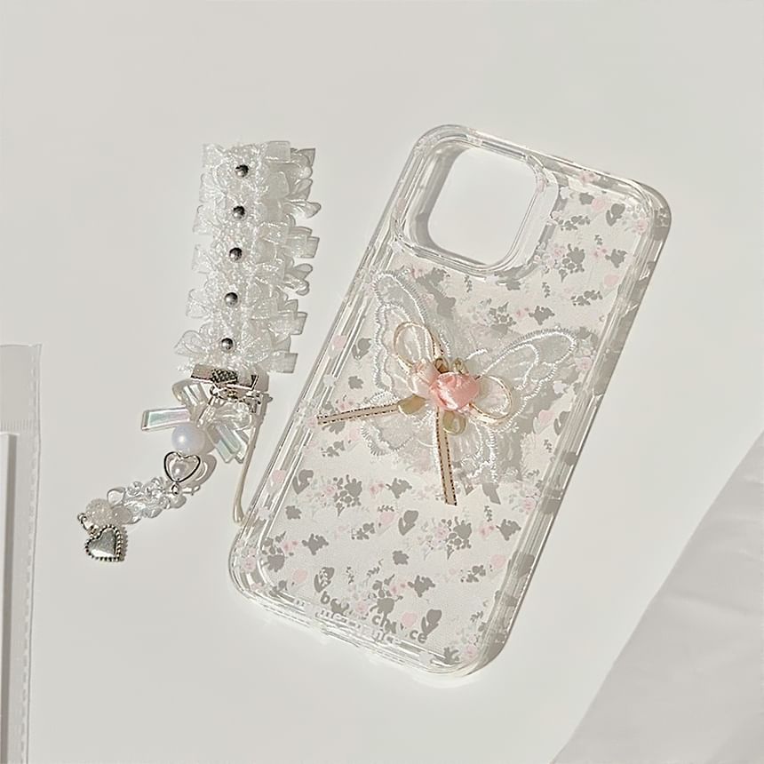 / Butterfly Phone Set Case Charm FashionChic
